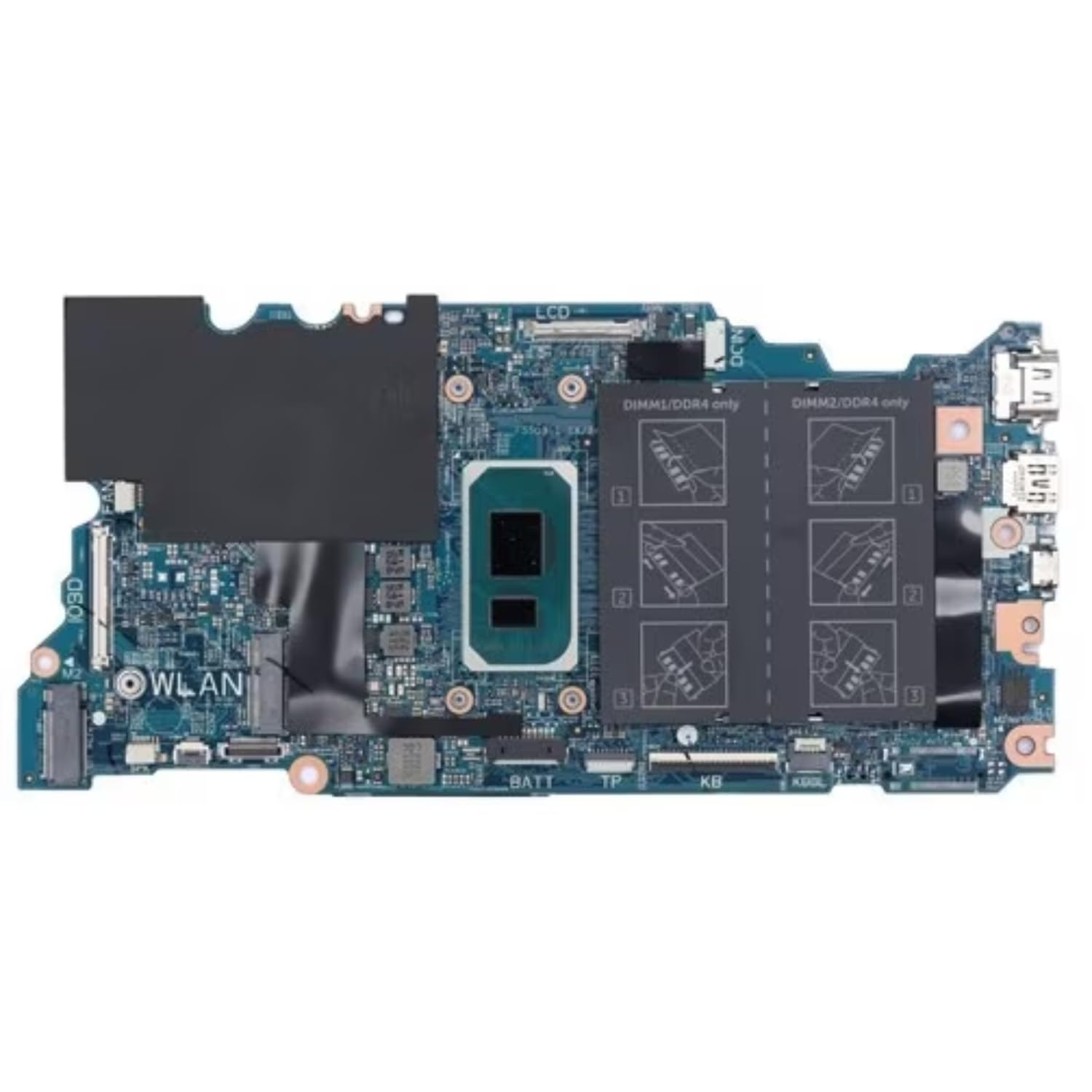 Motherboard Replacement Part Compatible with 14/15.6-inch Dell Latitude 3420/3520 [2.4GHz Quad-Core i5-1135G7 | XE Graphics] w/o Heat Sink | RAM Sticks | Speaker | Wi-Fi Card | Flex Cables-image-7