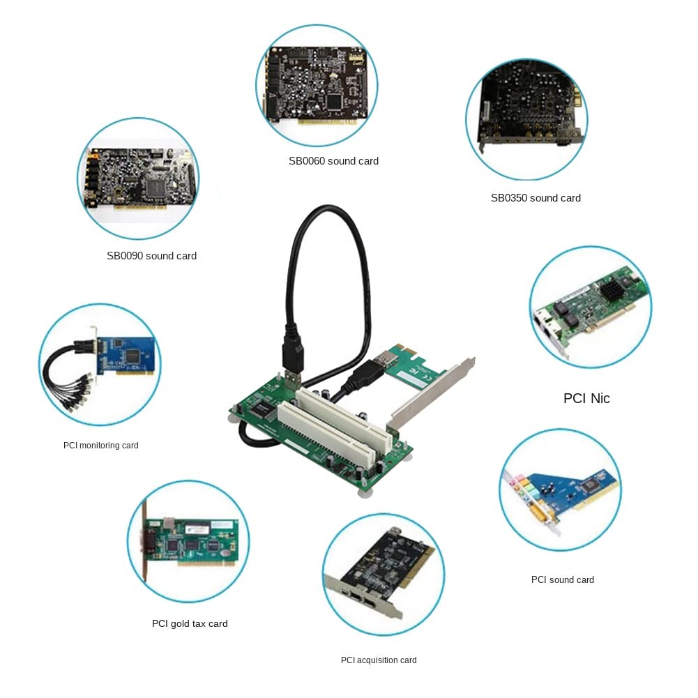 Amazon | Buerjia PCI-Express から PCI へのアダプタ カード PCIe
