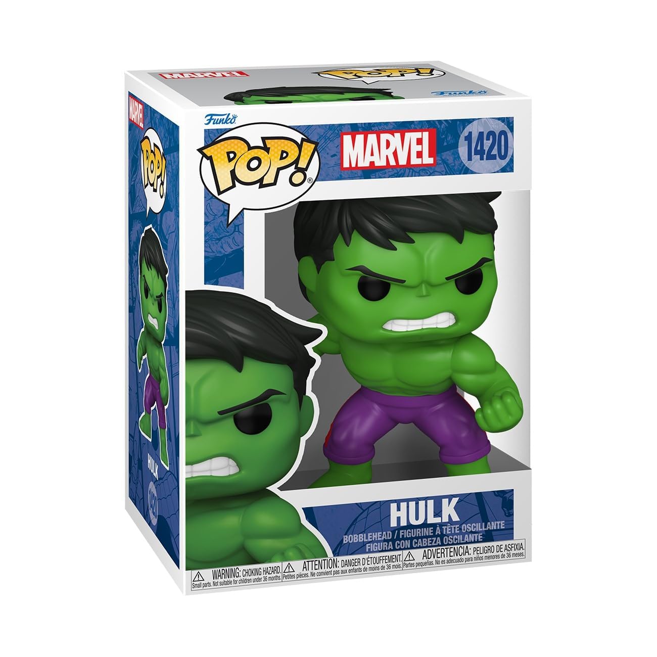 Funko Pop Marvel - Hulk - Marvel Comics - Collectable Vinyl Figure - Gift Idea - Official Merchandise - Toys for Kids & Adults - Superheroes Fans - Model Figure for Collectors and Display