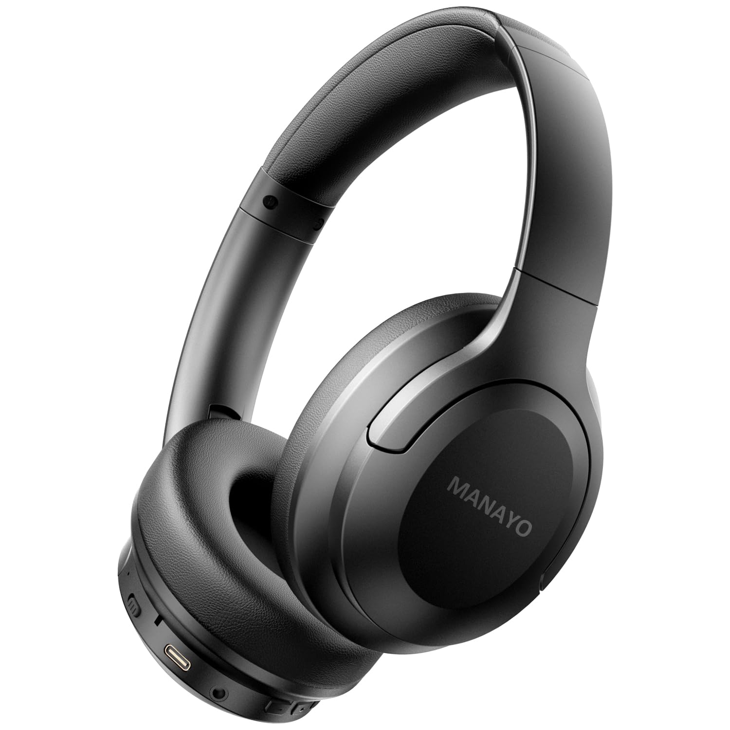 Over The Ear Anc Bluetooth Headphones 60h Playtime Active Noise