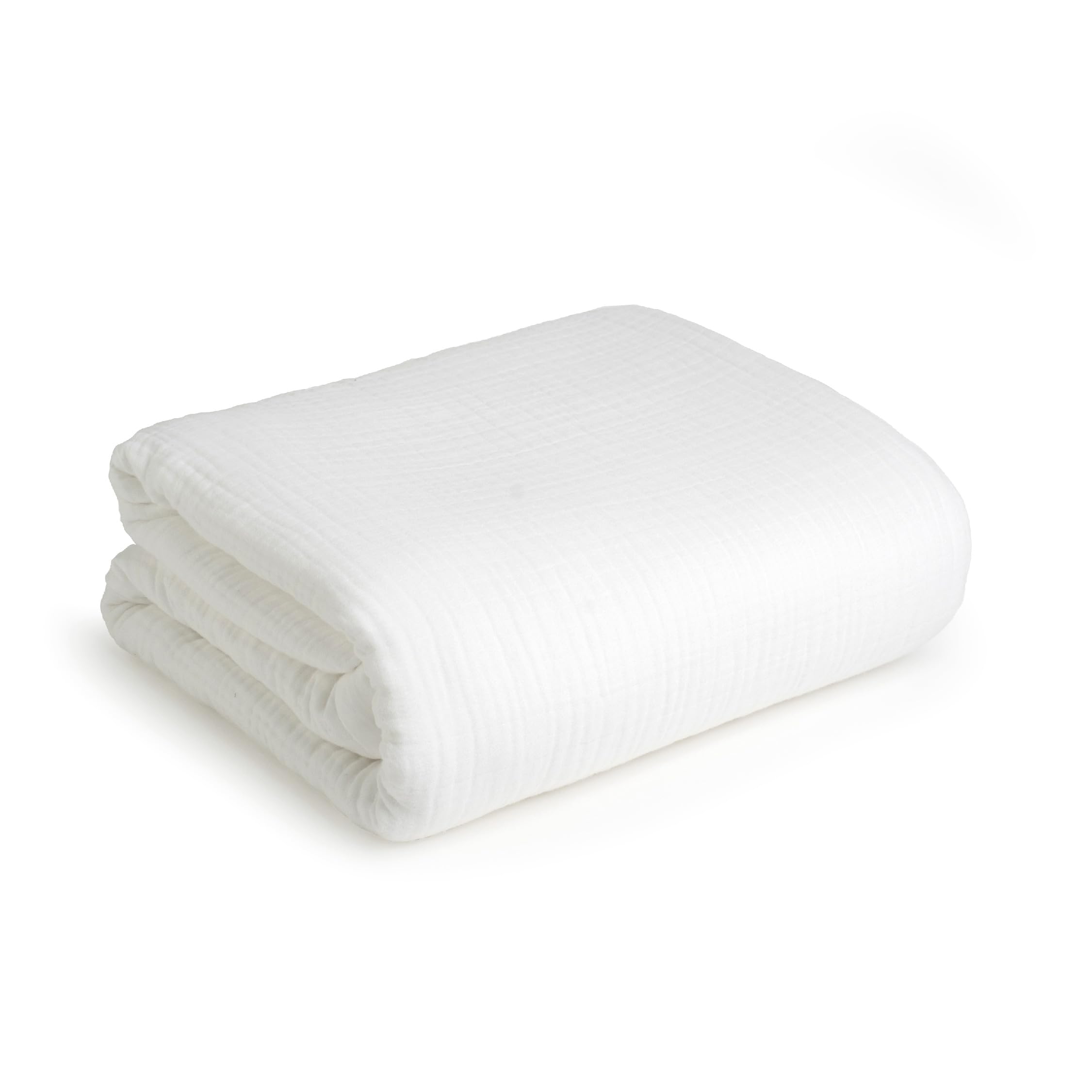 Salt EarthTwin 100% Cotton 4 Layered Blanket [White]