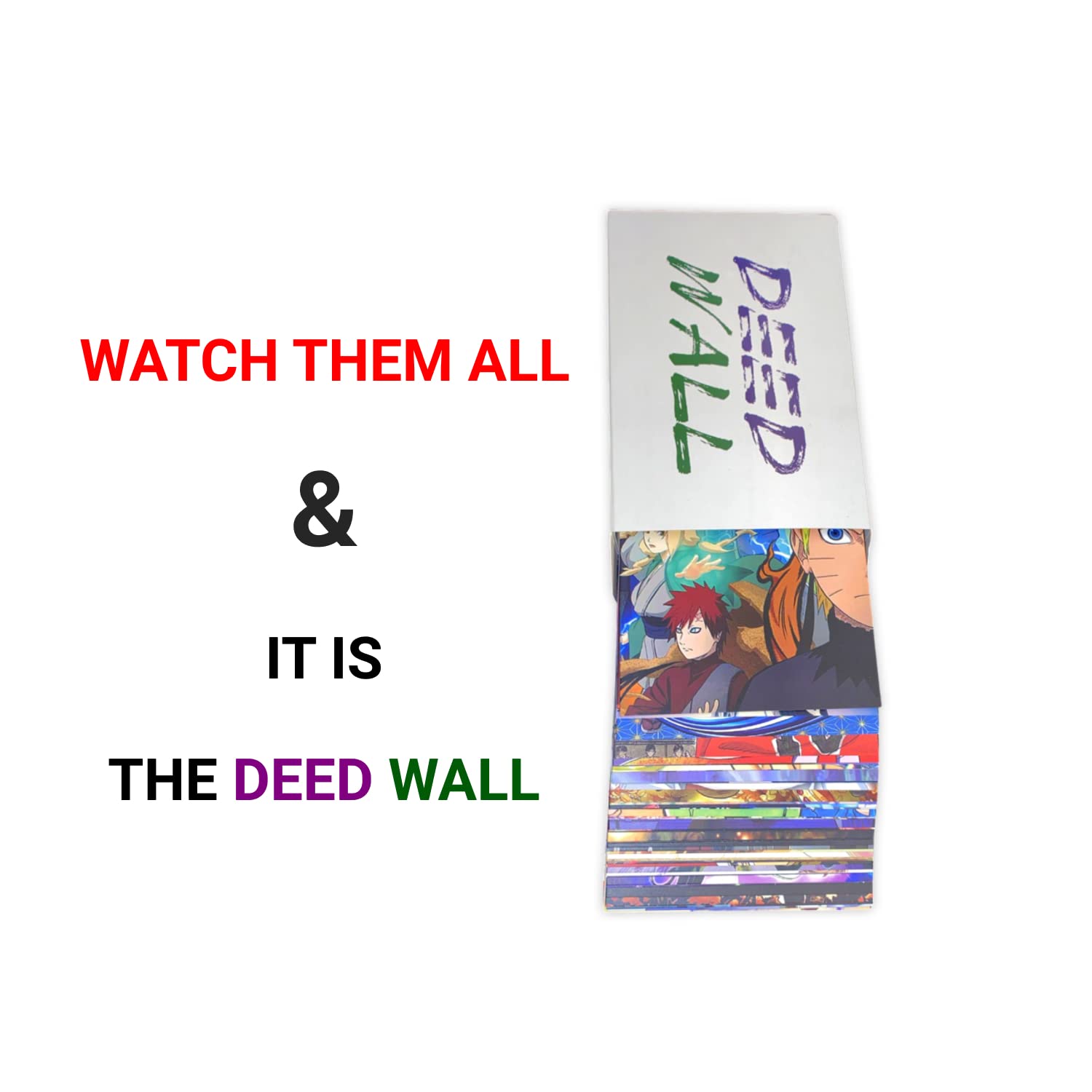 DEED WALL Anime Posters for Room Aesthetic, Anime Wall Collage Kit