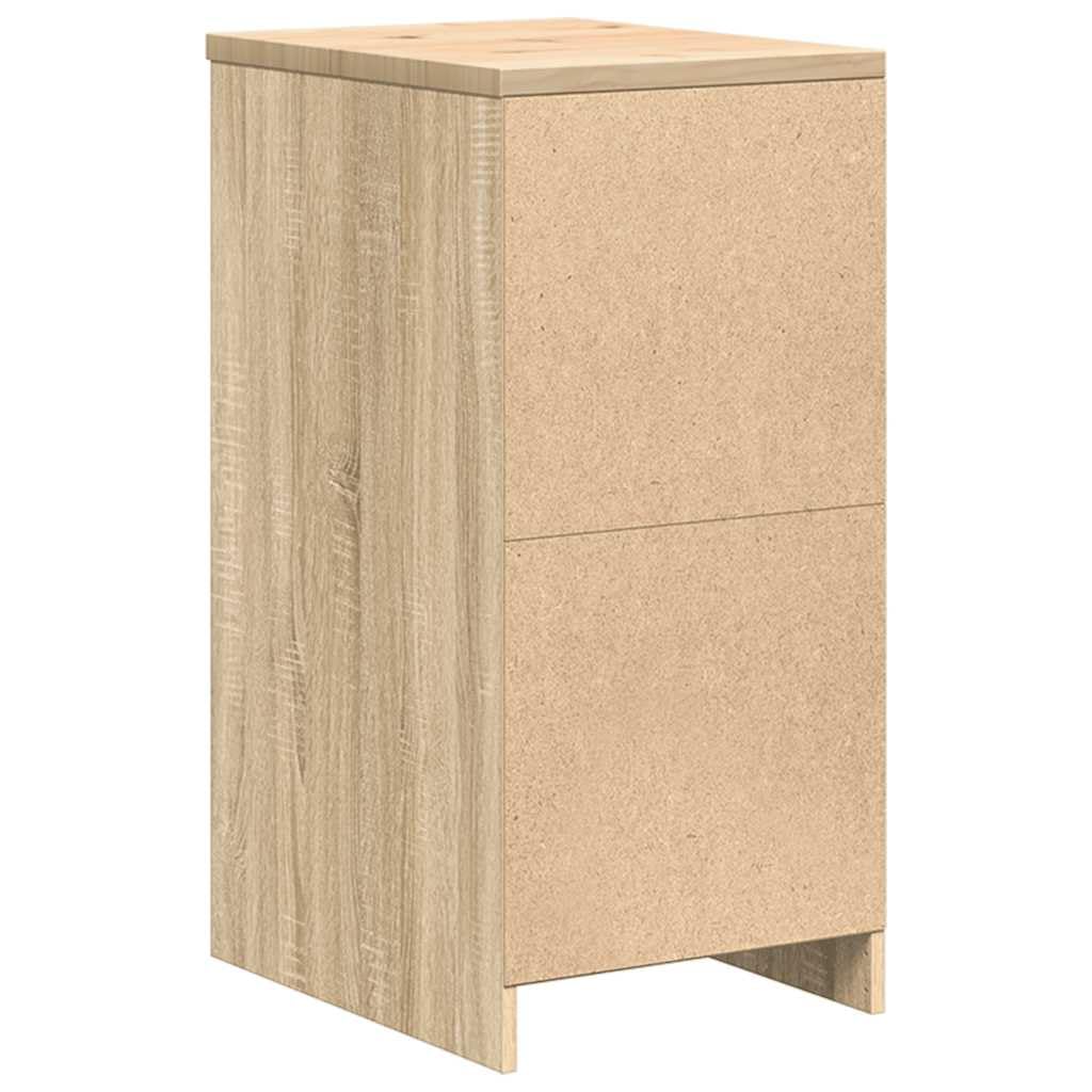 INLIFE Garagen-Aufbewahrungsschrank Sonoma-Eiche Massivholz Kiefer,Wirtschaft & Industrie,Gewerbliche Lagerung,Industrieschränke,Braun,20.95 KG,860564