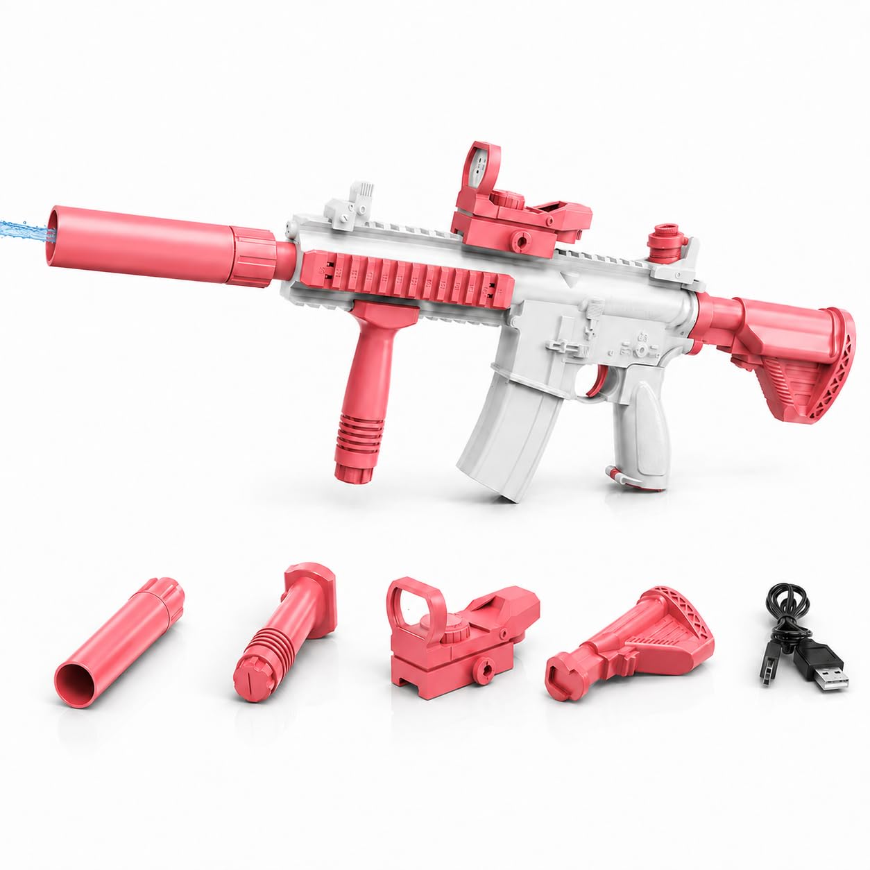 Electric Water Blaster, 500ml Tank, 2 Batteries