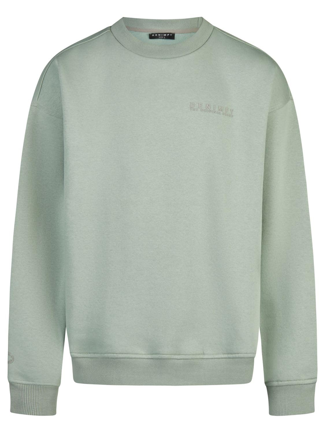 DENIMFY Pullover Herren Oversize Fit mit Druck DFKeno Sweatshirt