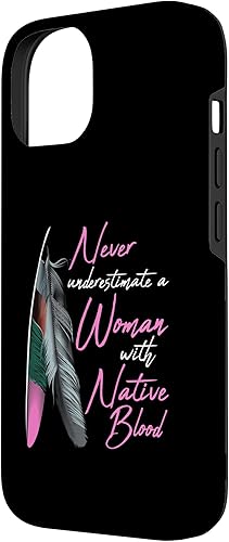Miniatura 5 de Funda para iPhone 12 Pro Max Indio Nativo Americano Una Mujer con Sangre Nativa