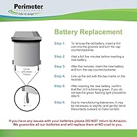Vista 3 de Perimeter Technologies Invisible Fence - Batería compatible con collar de perro R21, R22, R51 y Microlite