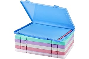 Reliable Transparent Plastic File Folder Storage Box