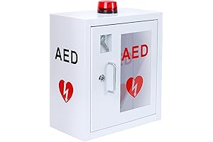 AED Cabinet - Stainless Steel Snap Lock Wall Mount