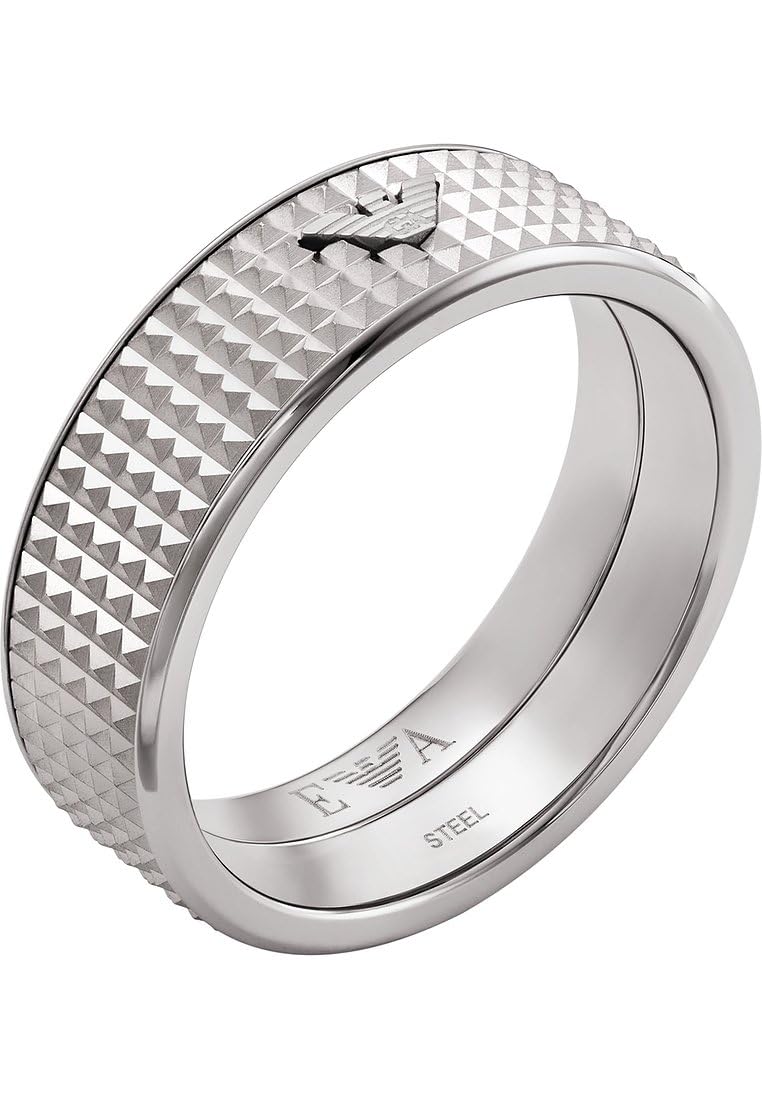 Emporio Armani Men's Stainless Steel Band Ring, EGS298804010