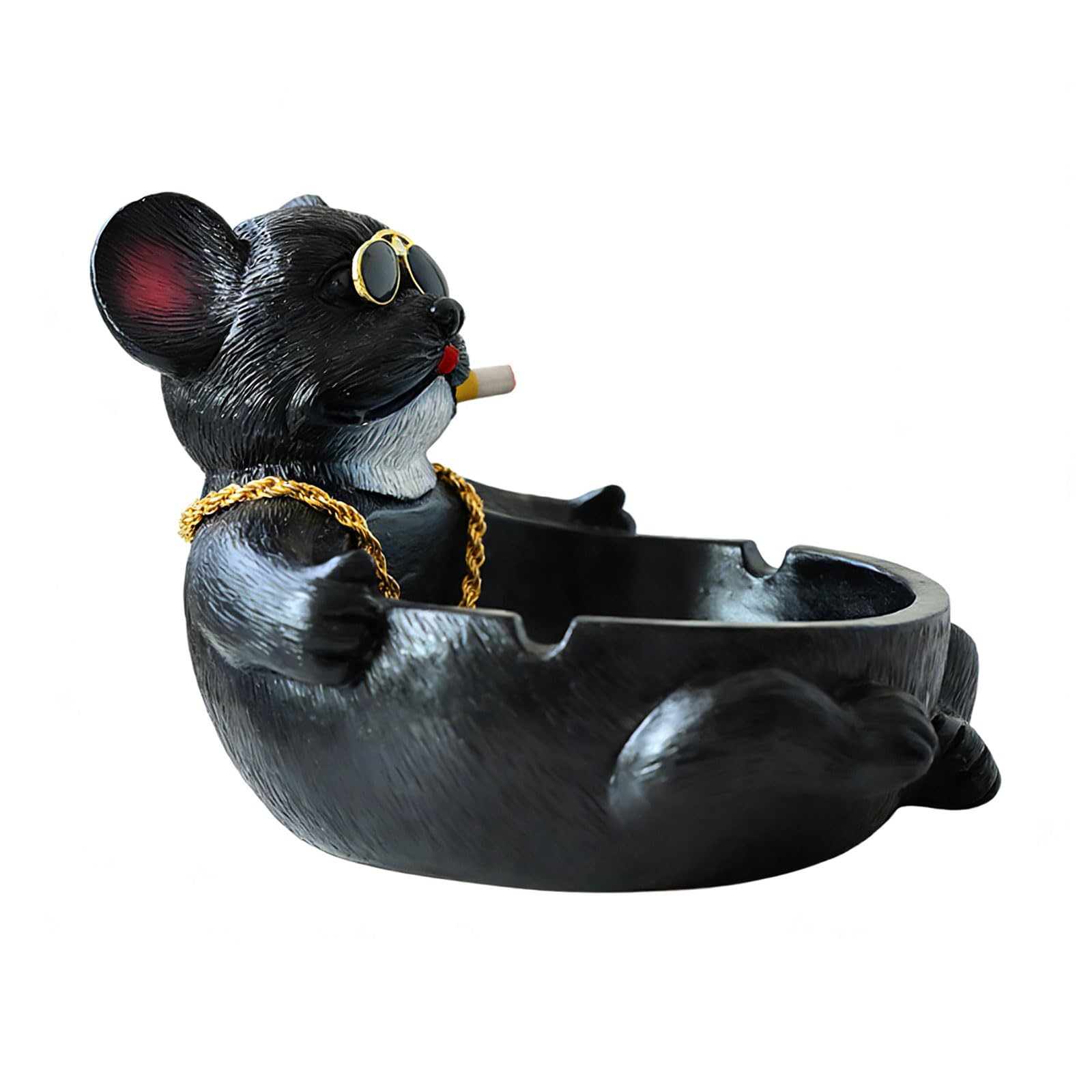 Artistic Resin Puppy Ashtray Prevents Ashes Flyaway Home Decoration Essential Creative Resin Ashtray