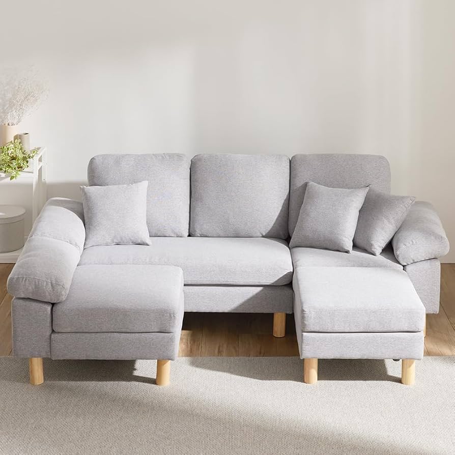 アイリスオーヤマ  カウチソファ　3人掛け ソファ 3人掛け カウチソファ WOC-3S ベージュ(BG)【時間指定