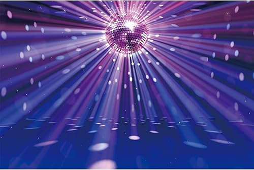 Discos Ballroom Nightclub Bar Telón de fondo de 5 x 3 pies KTV Karaoke Rock Neon Music Fotografía de fondo 80's 90's 's 90's Let's Party