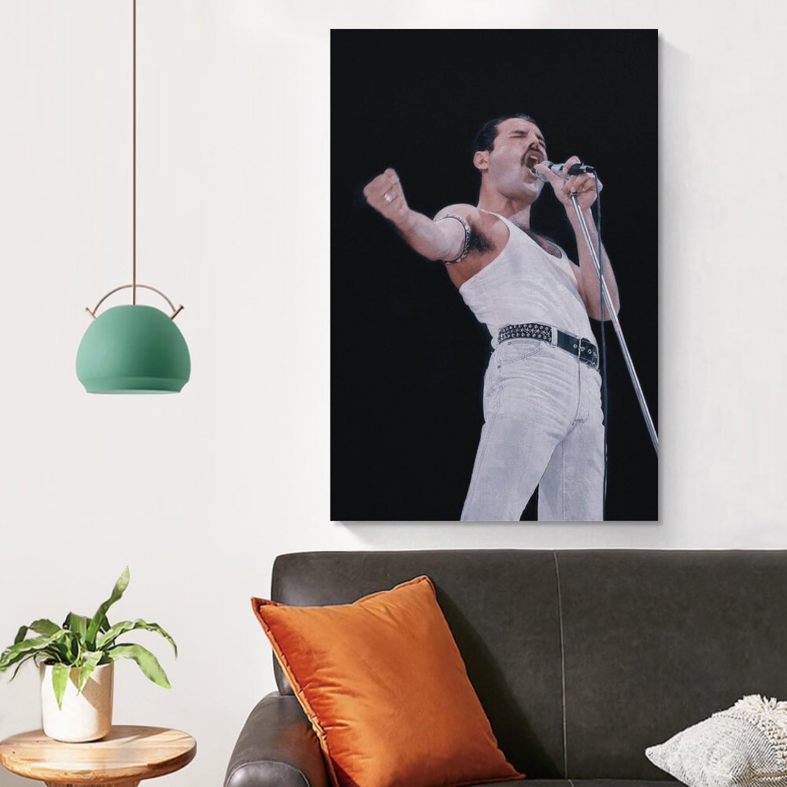 QUEENフレディマーキュリーフォトフレームポスターアートパネル