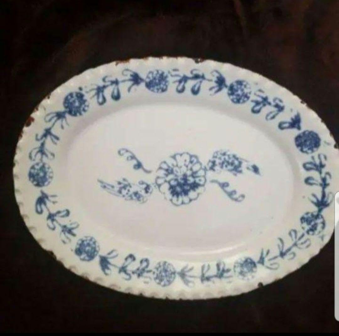 伊藤聡信 白印判楕円皿 オーバル皿 印判 大皿 伊藤聡信 白印判楕円皿 オーバル皿 印判 大皿