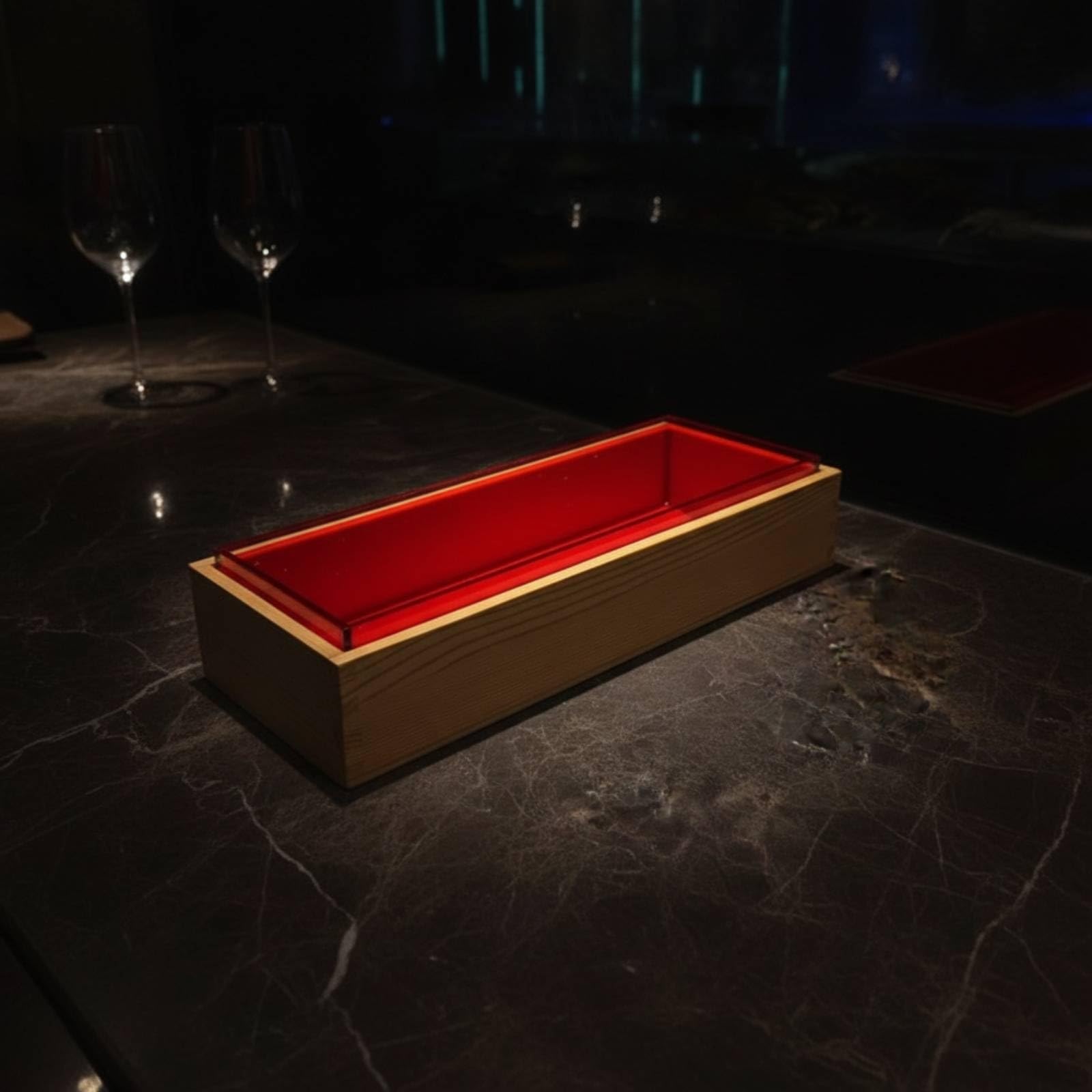Banja Rectangular corativa, Grande 40 × 15 × 8 Cm