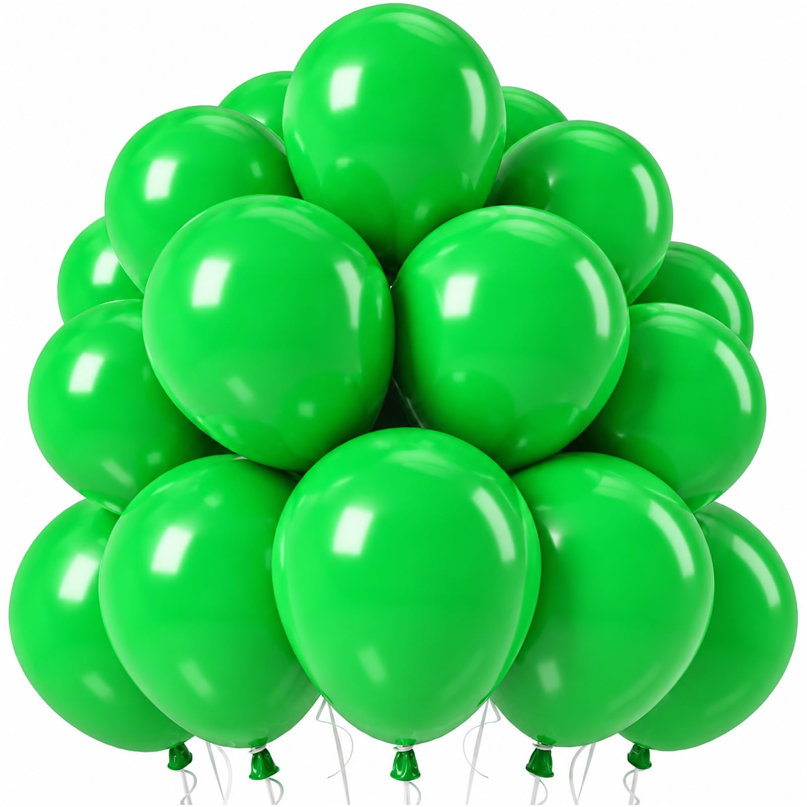 Jobkoo Green Balloons 12 Inch, Light Green Round Helium Party Balloon โ image 1