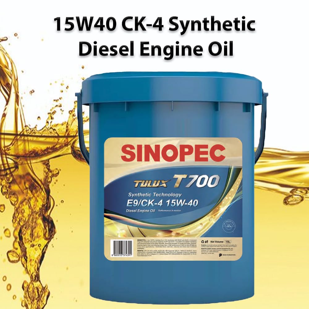 Amazon.com: 15W40 CK-4 Synthetic Diesel Engine Oil - 5