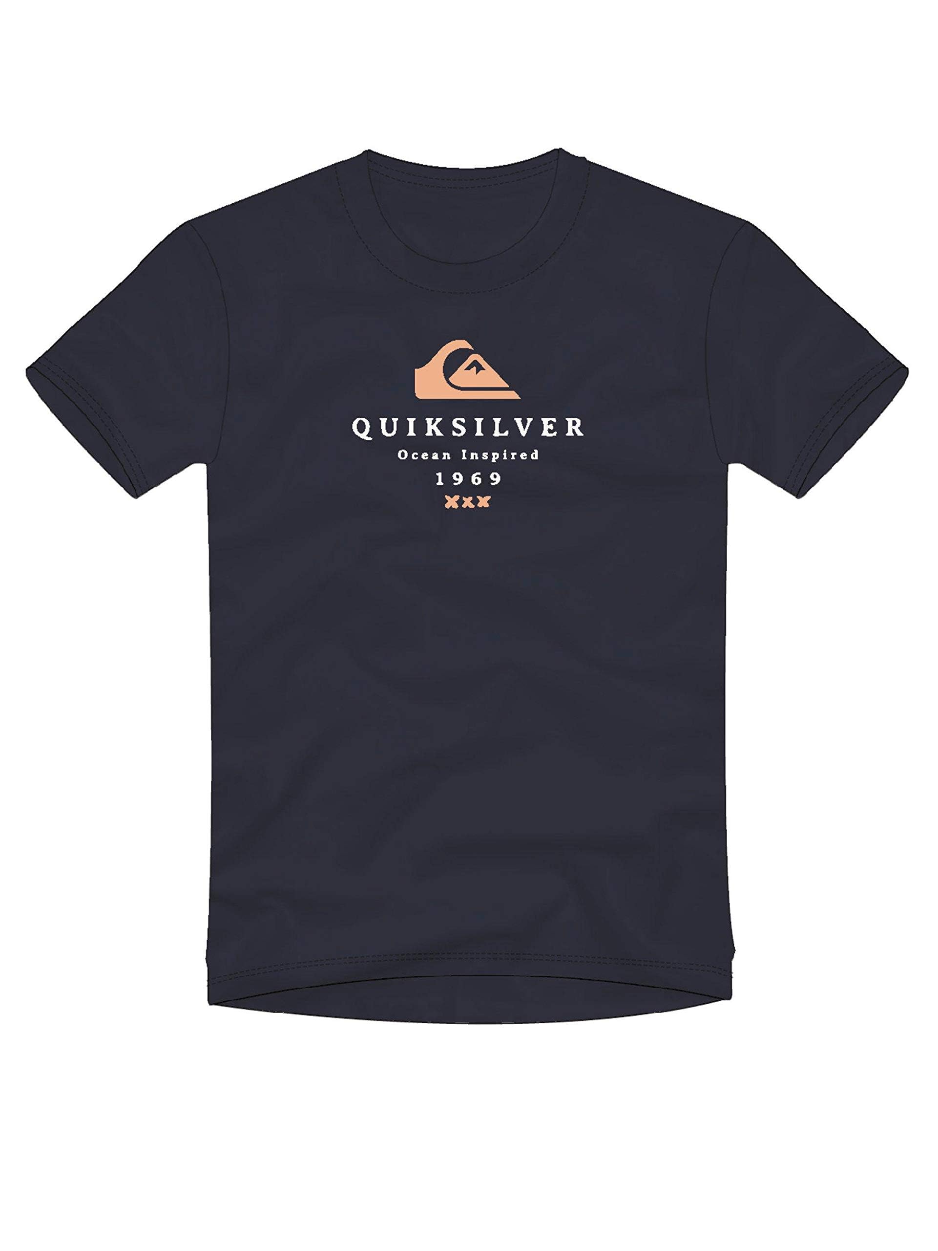 Quiksilver Mens First Fire T-Shirt, Blue, XXL EU