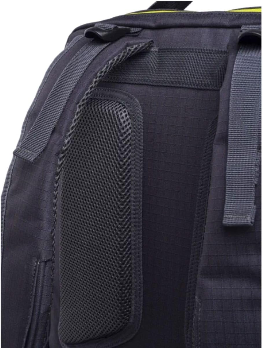 Beretta Unisex Challenge 18-Liter Capacity Durable Resistant Ripstop Compact Lightweight Casual Traveling Outdoor Hiking Backpack with Breathable Back & Padded Shoulder Straps, Ebony & Sulphur Spring