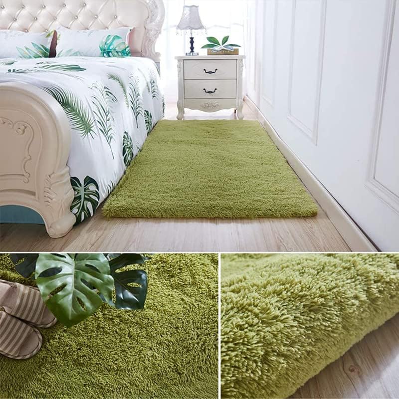 Image of Carpet for Hall | Carpet for Living Room |9X12 FEET Rugs for Bedroom | Carpet | Rug for Living Room | Carpet & Rugs for Home Decor | Carpet for Bedroom Floor (Green)