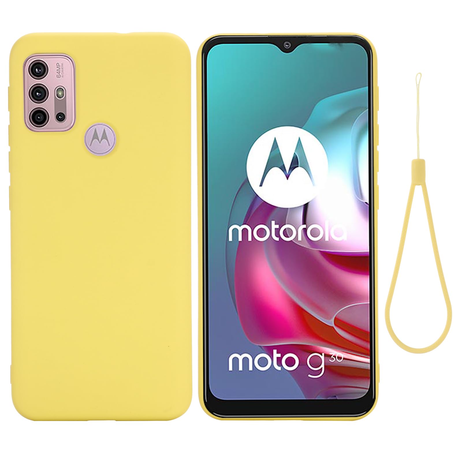 Funda Para Moto G30 Flores Rosas Y Naranjas, Uso Rudo, InstaCase Protector Para Moto G30 Antigolpes Case Flores Rosas Y Naranjas