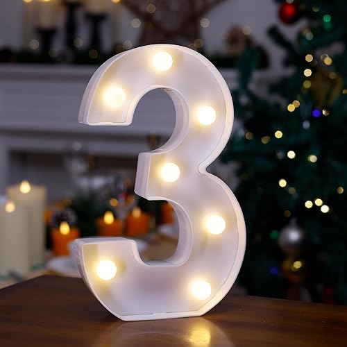 Miniatura 31 de Letrero LED de marquesina, letras iluminadas del alfabeto, letras LED que funcionan con pilas, para luz nocturna, bodas, cumpleaños, fiestas,