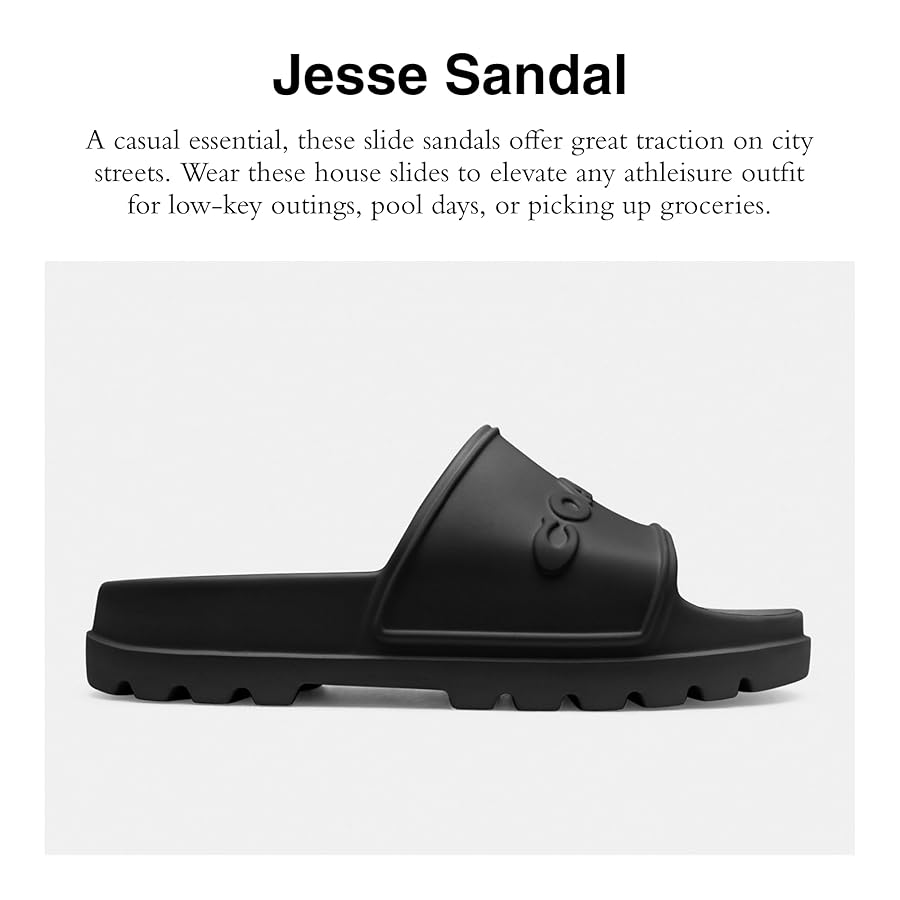 Amazon.com | Coach Womens Jesse Slide, Size 5 | Slides