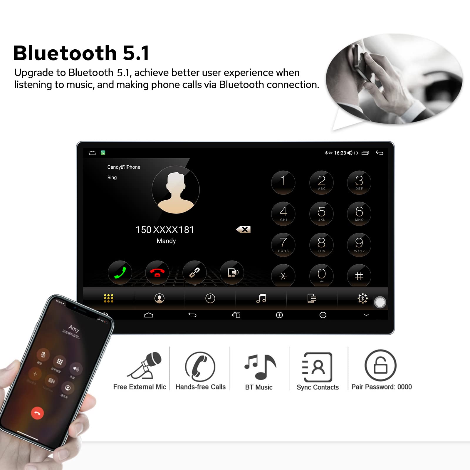 JOYING Navigation Car Stereo 11.6 Inch 