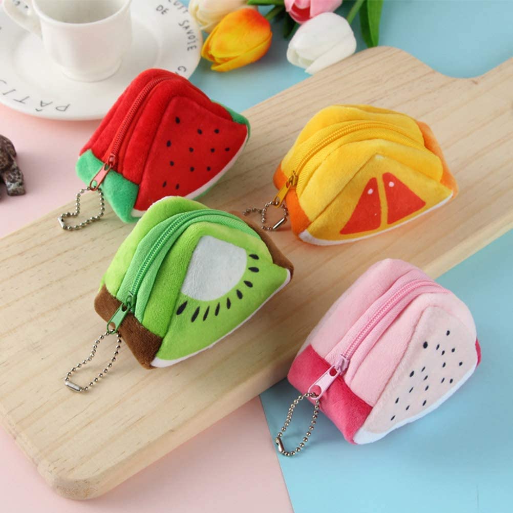 Buy Klever Zone Fruit Cute Coin Triangle Wallet Mini Pocket Purse, Assorted  Color 2 Pcs. at Amazon.in