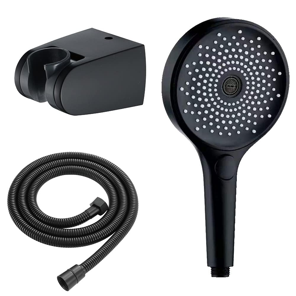Cabezal de ducha de mano para relajación diaria con manguera flexible de acero inoxidable
