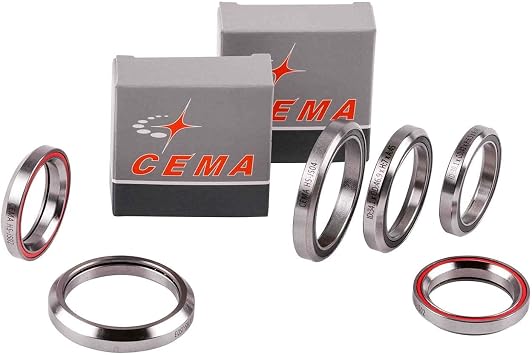 Cema Bearings Chrome Steel Headset Bearing 41.8 x 30.5 x 7.7mm 45/45-
