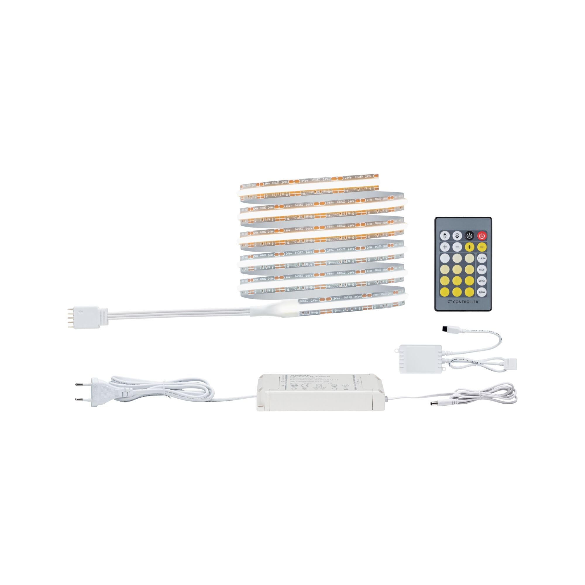 Paulmann 71110 MaxLED 500 LED Strip Full-Line COB 1,5m 10W 600lm/m 640LEDs/m Tunable White 25VA LED taśma możliwość rozbudowy