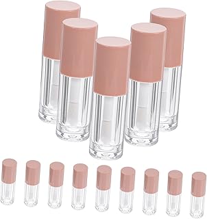 FOMIYES Tubo De Bálsamo Labial Recarregável De 14 Peças Tubo De Bálsamo Labial Abs Vazio Tubos De Brilho Labial Engarrafado Bastão De Pincel Vareta De Batom Tubo Vazio De Bálsamo Labial