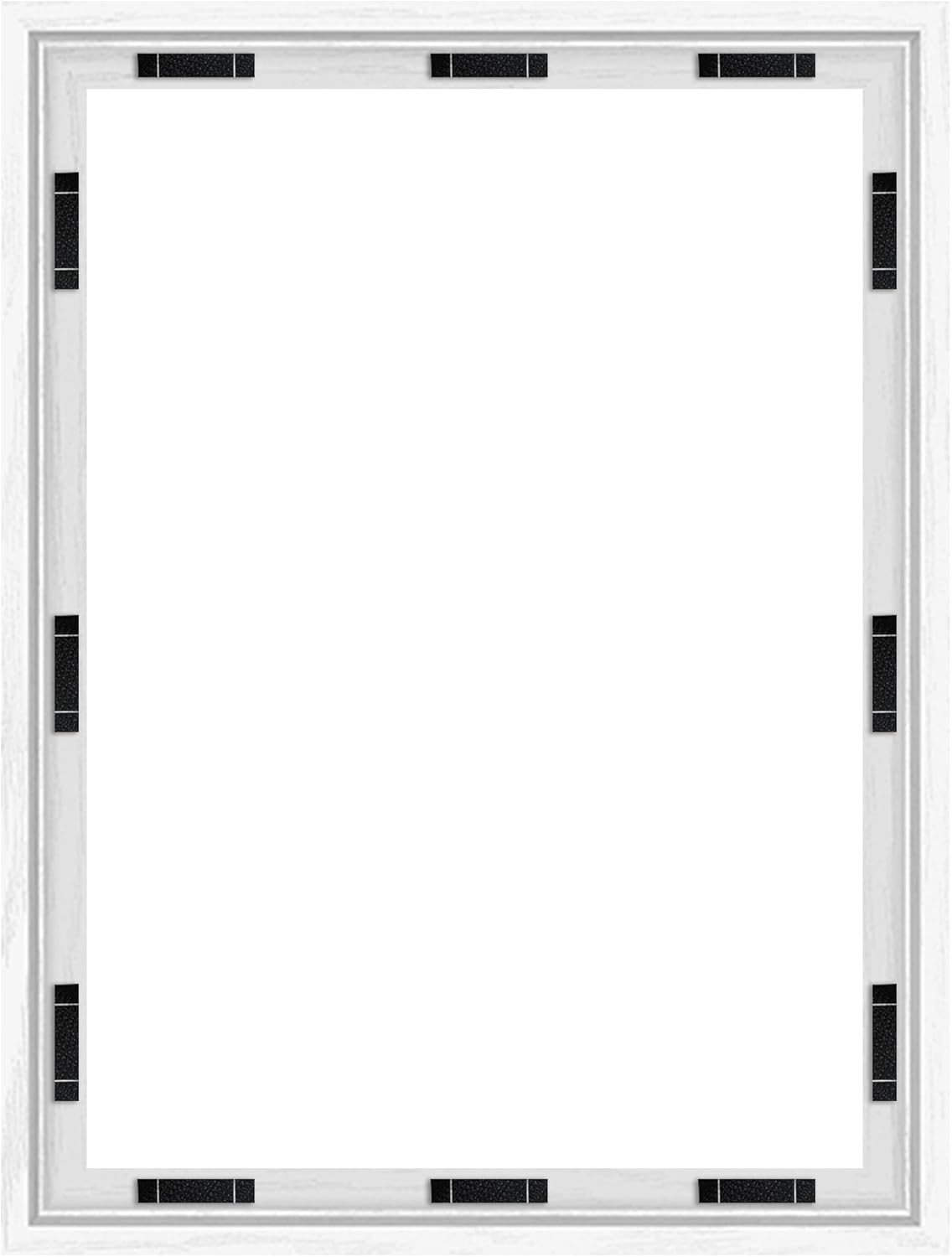 Abtgt 16x20 Canvas Floating Frame with 0.9" Deep, White Floater Frame for Canvas Paintings with Adhesive, Vertical or Horizontal Wall Art frame for Prints Oil Painting Diamond Decor, 1 Pack. White 16x20