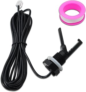 DEEKOOL GLX-FLO-RP Flow Switch Assembly Compatible with Hayward/Goldline Salt System, Pool Flow Sensor Switch Kit Fit for Hayward Salt Cell and Salt Chlorine Generator System, with 15 Feet Cable
