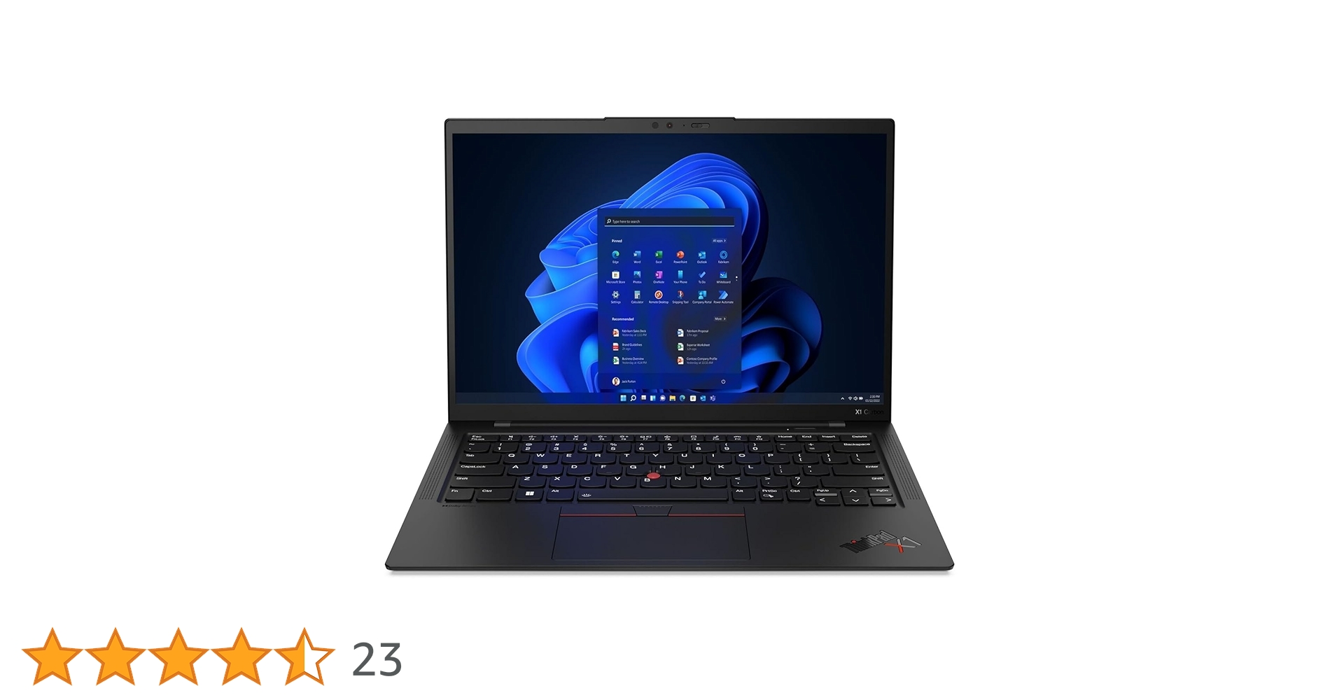 Lenovo Laptop de carbono ThinkPad X1 Gen 11 com processador Intel