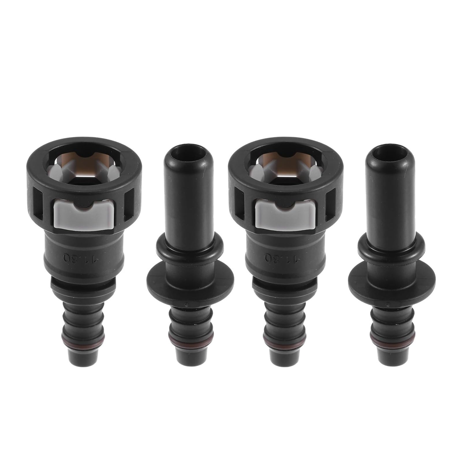 Uidjivds 9.89Mm-10.5Mm Fuel Injector Nozzle 4Pcs 6.3Mm 7.89Mm 8Mm 10.5Mm Fuel Line Hose Quick Release Connector Disconnect Coupler Fuel Injector(9.89Mm-10.5Mm)