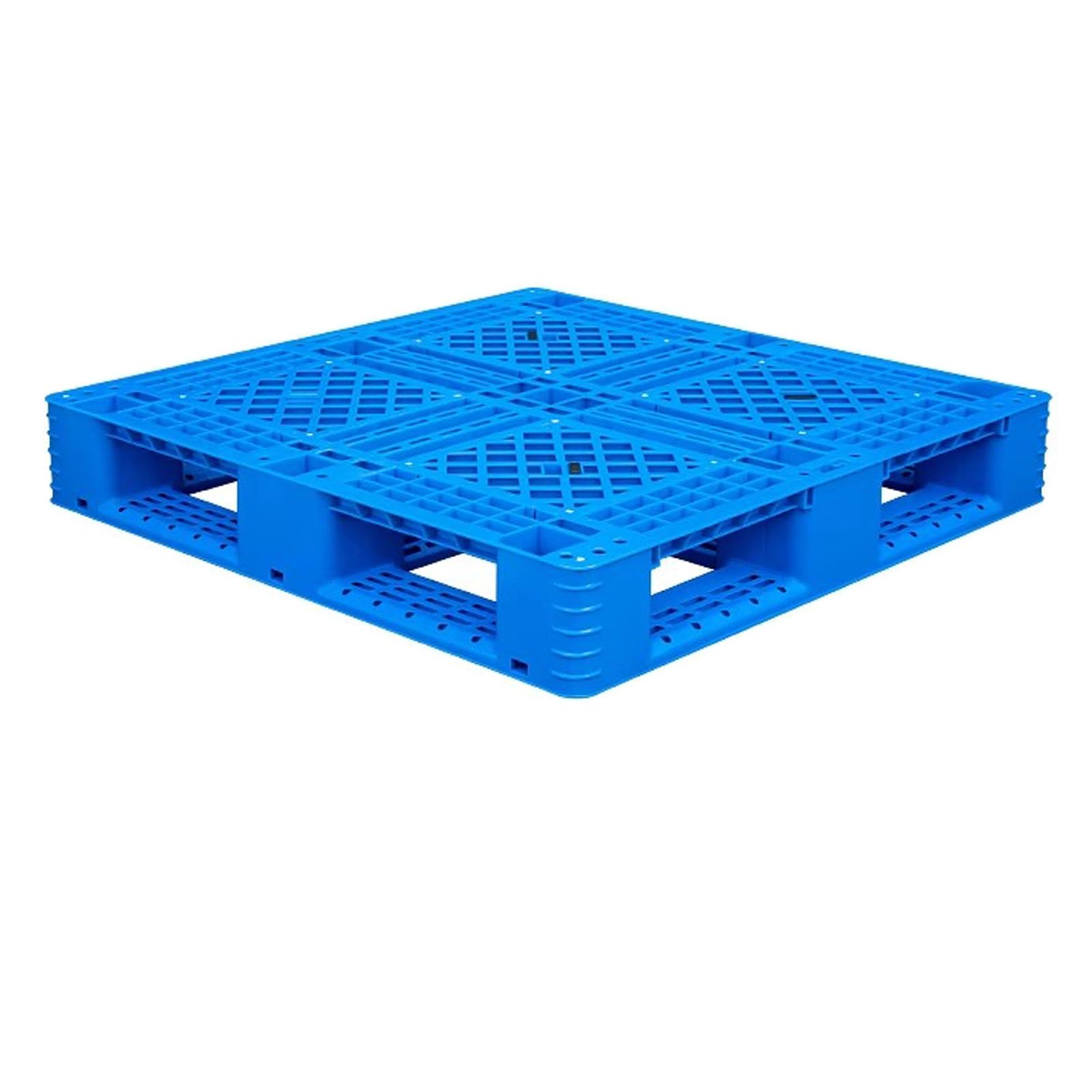 Pallet di plastica resistente, pallet accatastabile ad alta densità del carrello elevatore per stoccaggio industriale del magazzino e movimentazione del materiale