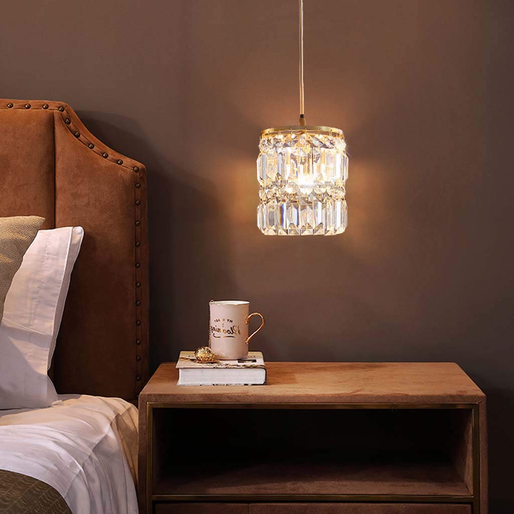 Moderne Kristallen Kroonluchter - Elegante Verlichting Voor Eetkamer Of Bar Verstelbare Hoogte Metaal En Glas Dia 50 60cm