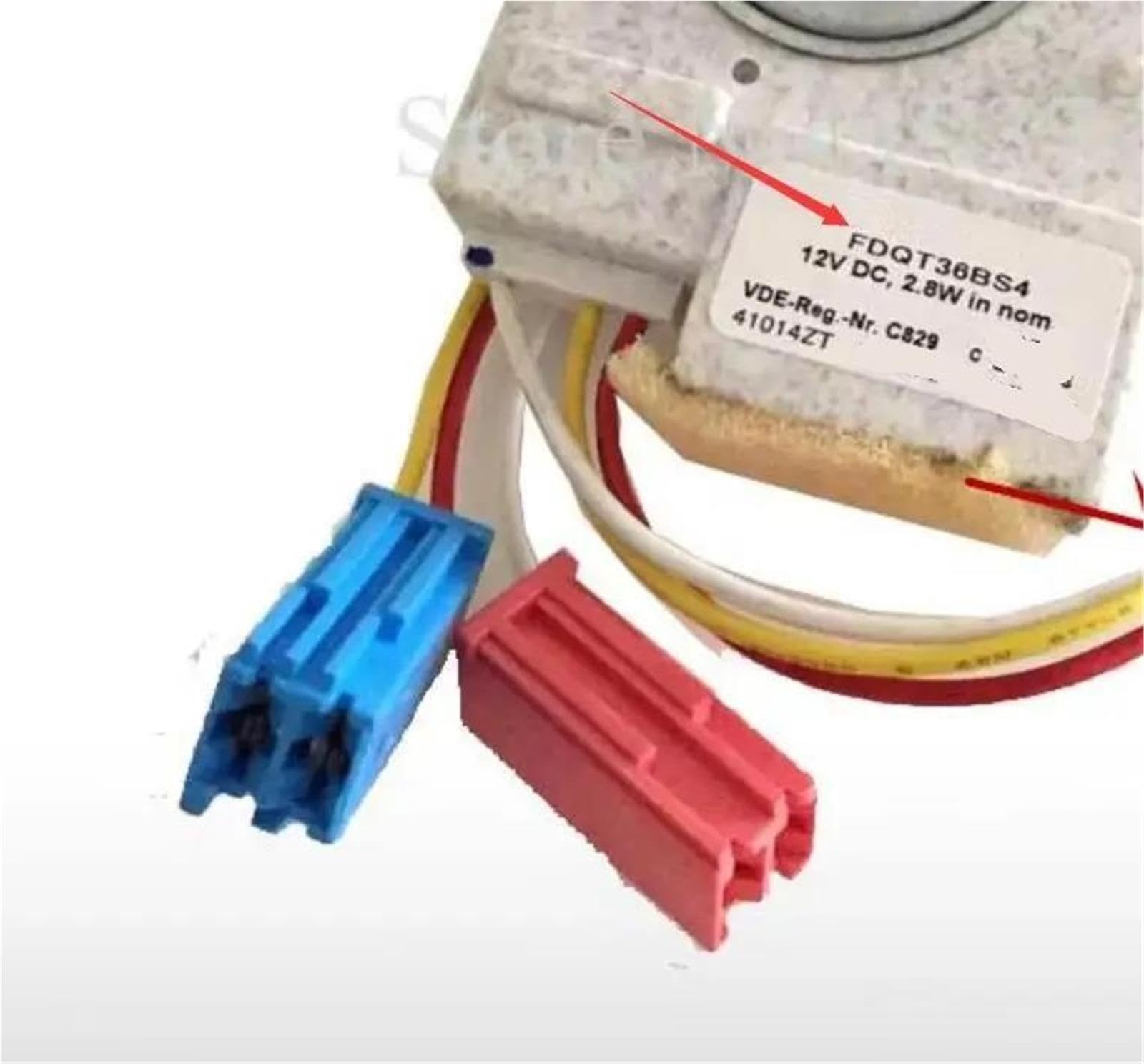 For Trabajar con refrigerador FDQT36BS4 Motor de Ventilador de 12v