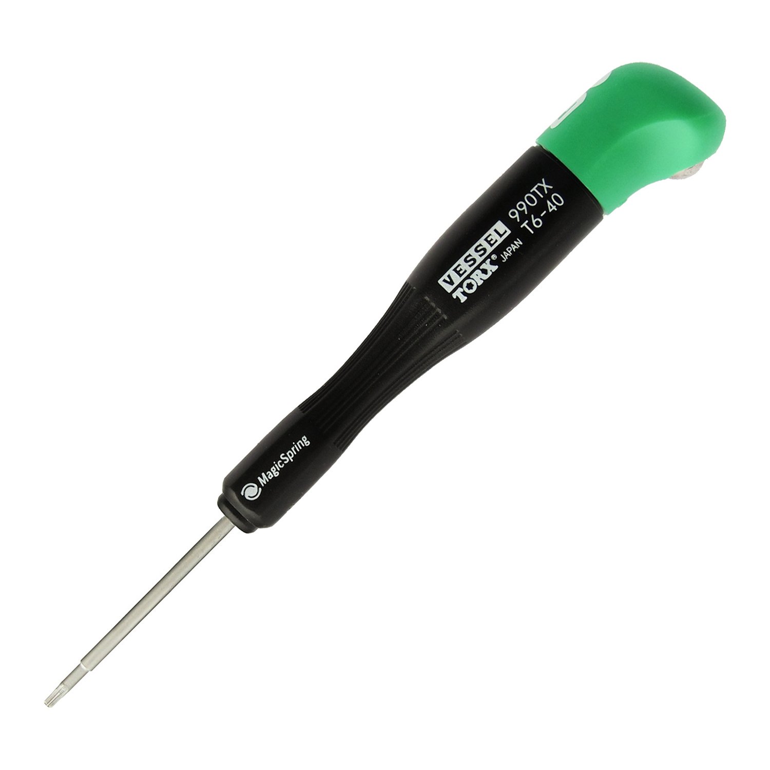 VESSEL 990TX Precision Torx Screwdriver, G-Grip, T6 x 1.6 inches (40 mm)