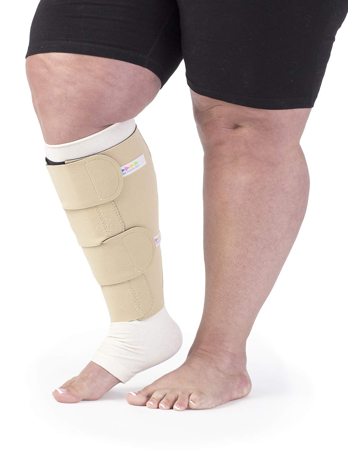 Sigvaris Medically Complex Edema Compreflex Reduce below Knee Beige Range 1 Reg 2411 BKR
