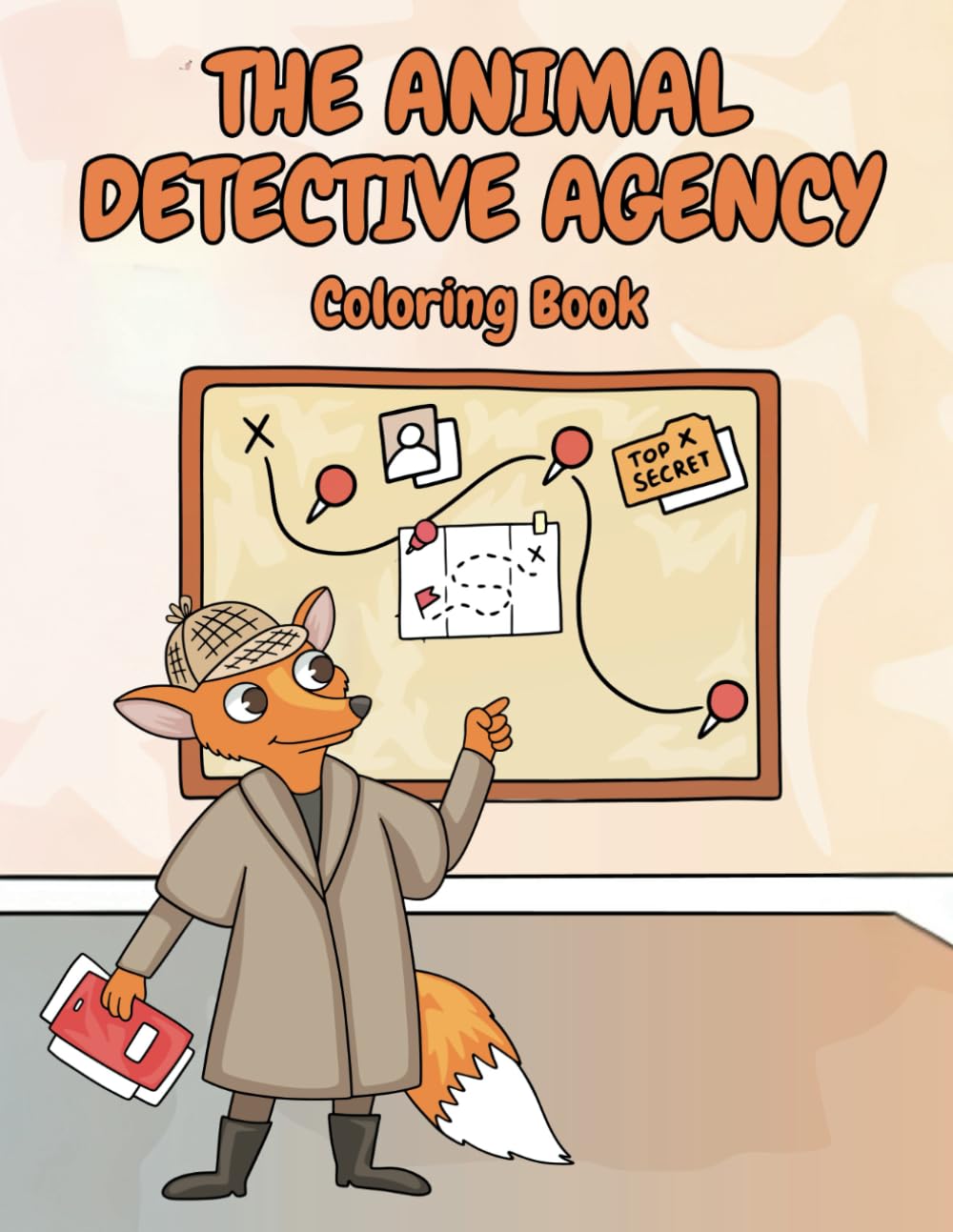 The Animal Detective Agency Coloring Book: Animal Detective Coloring Pages for Children