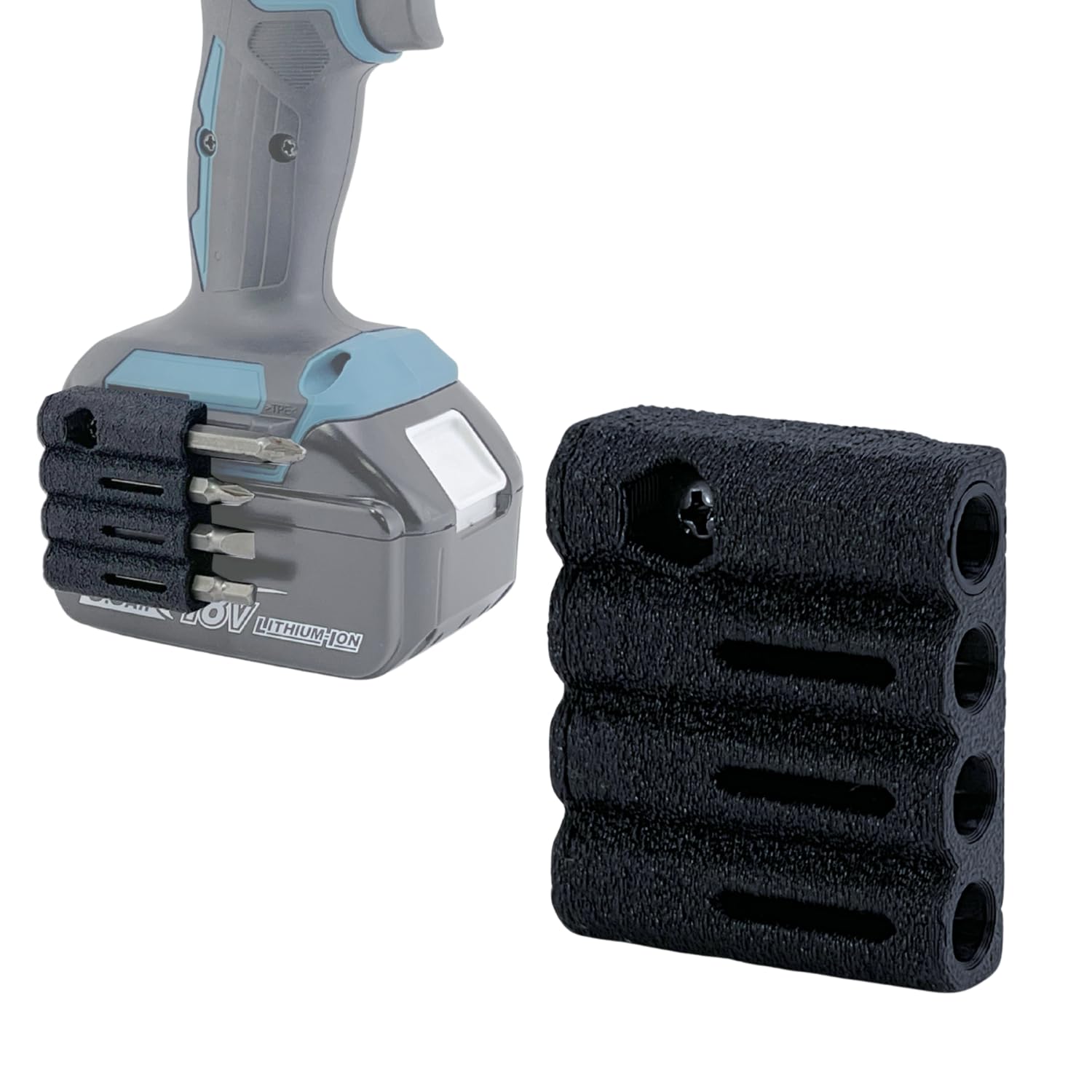 Amazon.co.jp: MicroBase マキタ対応ビットホルダーVer.2【4連タイプ 
