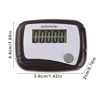 ぬるを様専門　万歩計 Amazon | 万歩計 高齢者向け、歩数計 小型、万歩計 クリップ付き