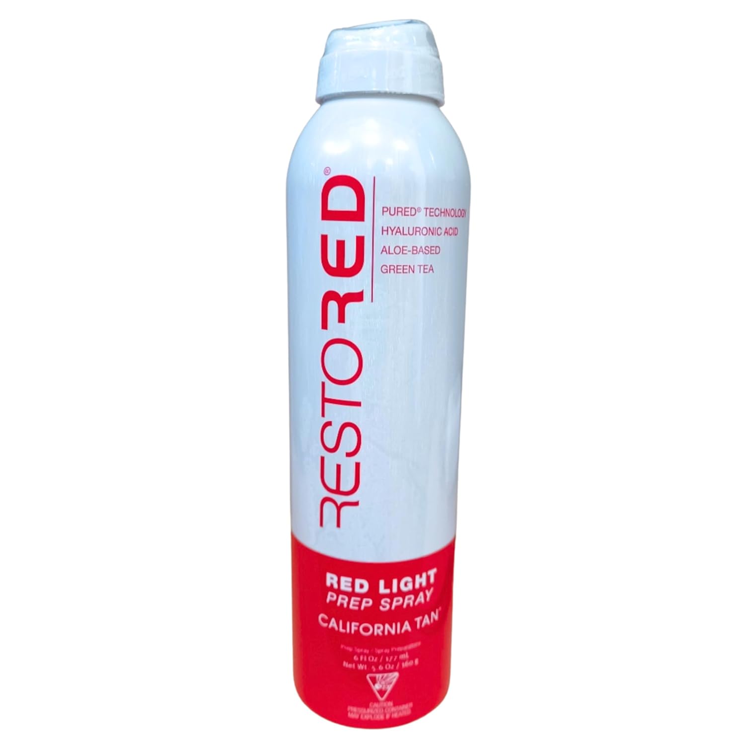 California Tan Red Light Therapy Restored Prep Spray 6 Oz