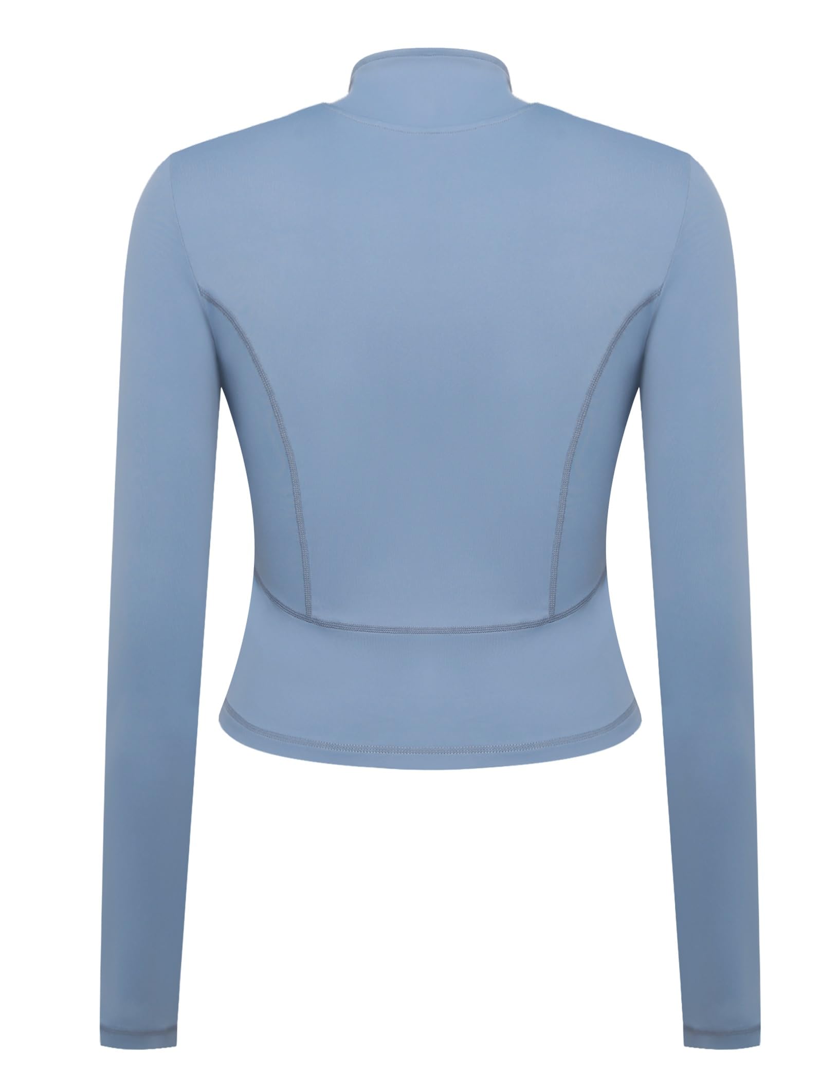 Gyabnw Chaqueta para Correr Chaqueta Deportiva Top Corto de Manga Larga Camiseta de Gimnasia Chaqueta de Entrenamiento Chaqueta con Capucha Chaqueta Deportiva Transpirable Yoga Fitness