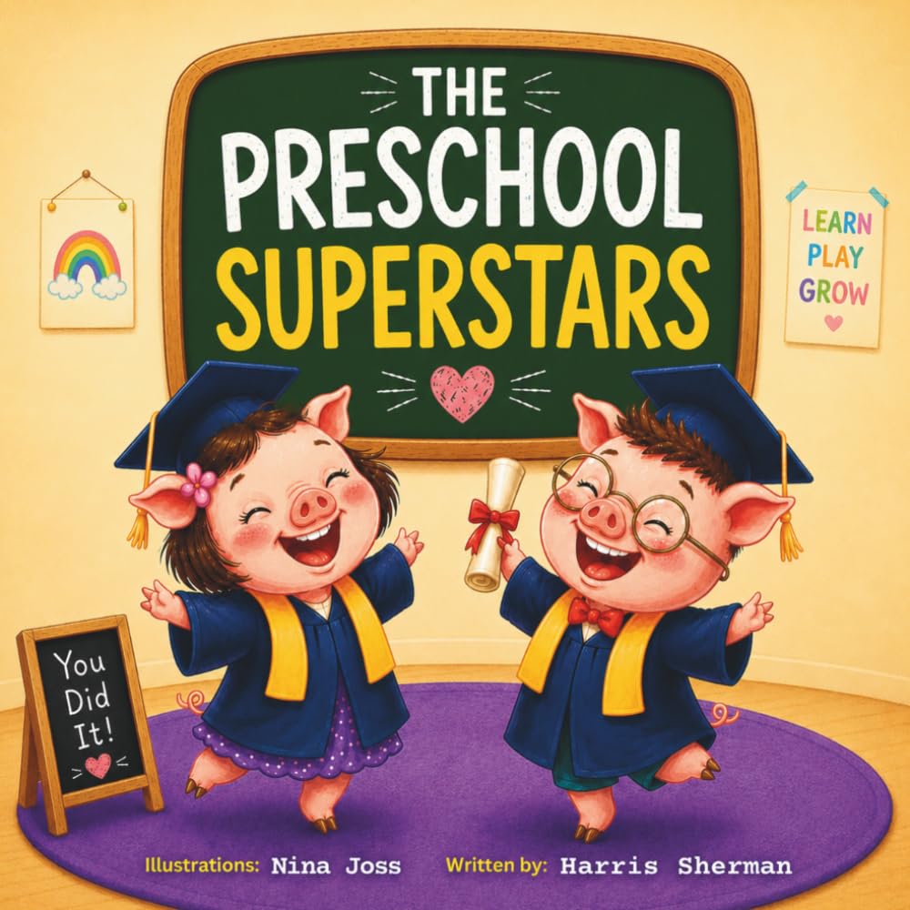 The Preschool Superstars: An Interactive Preschool Graduation and Keepsake Book for Little Boys and Girls