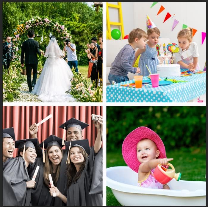 Miniatura 6 de Ouzoustate Paquete de 100 sobres rosas de 5 x 7 pulgadas, sobres A7 para invitaciones de tarjetas, bodas, fiestas de cumpleaños, baby shower